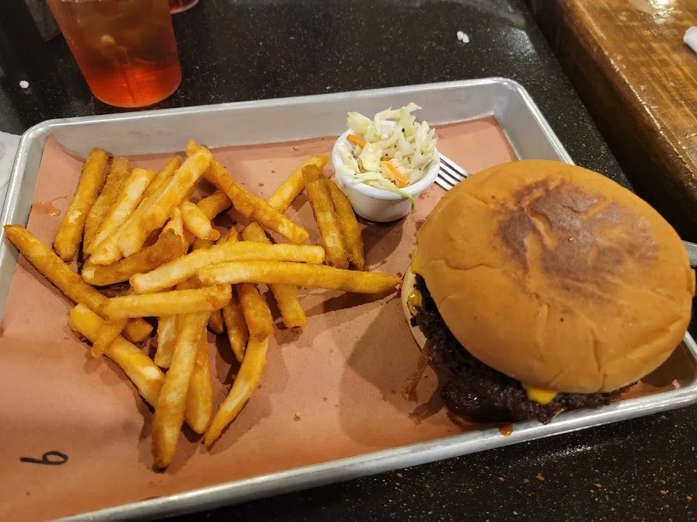 Little Roadie Burger and Fries